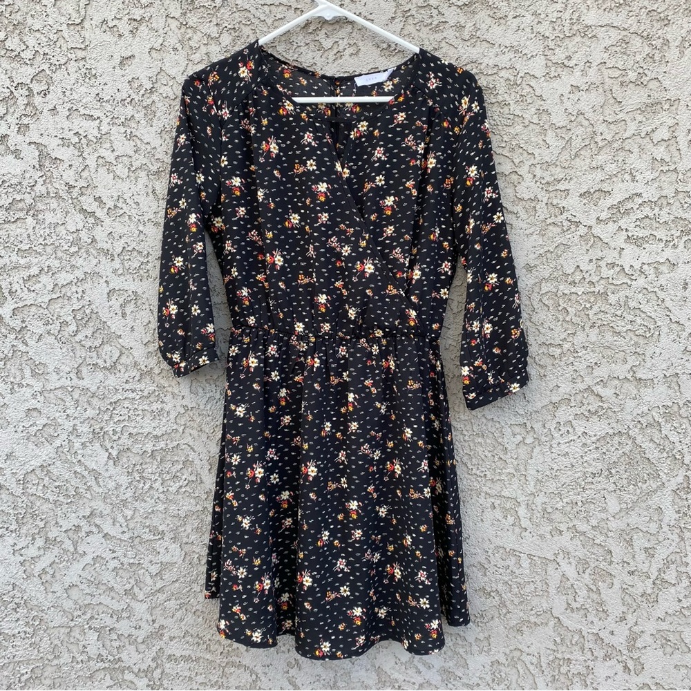 LUSH Black Keyhole Dress